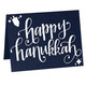 Happy Hanukkah Folded Shimmer Holiday Cards Image 1 of 10